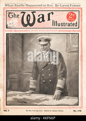 1918 War Illustrated Admiral Rosslyn Wemyss Stock Photo