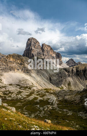 Zwölferkofel, Natural Park Drei Zinnen, Dolomites, South Tyrol, Italy Stock Photo