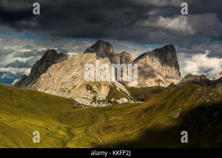 Marmolada, view from Sas de Adam, Dolomites, South Tyrol, Italy Stock Photo