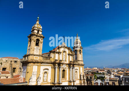 The Church of Saint Dominic is the second most important church of Palermo Stock Photo