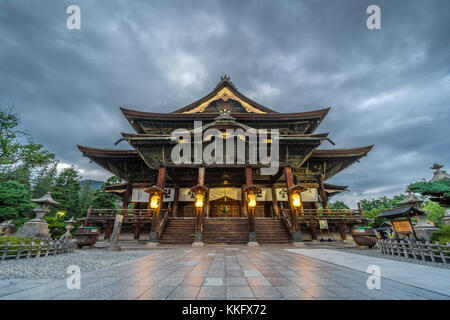 Main Hall of Zenko-ji (Zenkoji) Temple, Nagano, Japan Stock Photo