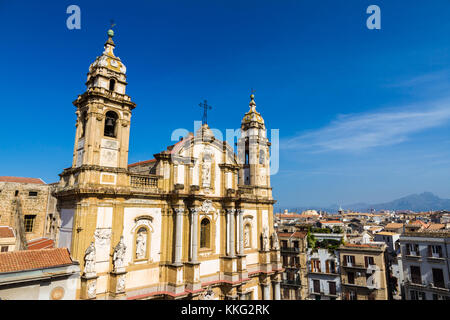 The Church of Saint Dominic is the second most important church of Palermo Stock Photo