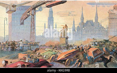 This historical image depicts Moscow's Red Square in the early 20th century, capturing the architecture and urban environment of the time. The photo offers a glimpse into Russia's history before the significant changes of the Soviet era. Stock Photo