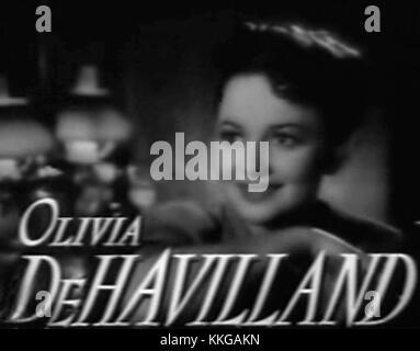 Olivia De Havilland in In This Our Life trailer Stock Photo
