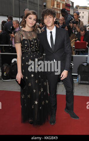 Amber Anderson and Paolo Nutini attend the GQ Men of the Year Awards at ...