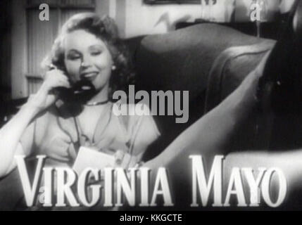 Virginia Mayo in Best Years of Our Lives trailer Stock Photo