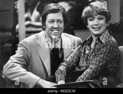 David Hartman Nancy Dussault Good Morning America 1976 Stock Photo