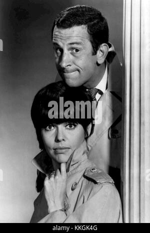 Don Adams Barbara Feldon Get Smart 1965 Stock Photo