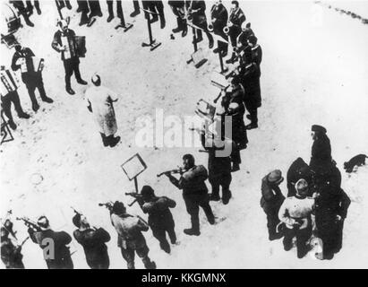 Janowska Nazi camp orchestra Stock Photo