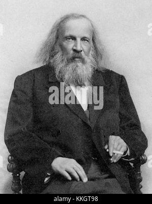 Dmitri Mendeleev 1890s Stock Photo