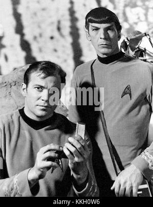 This iconic image features Leonard Nimoy as Spock from the famous TV ...