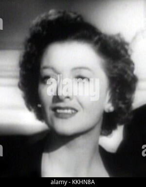 Myrna Loy in Best Years of Our Lives trailer closeup Stock Photo