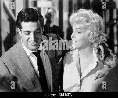 Marilyn Monroe Frankie Vaughn Let's Make Love 1960 Stock Photo