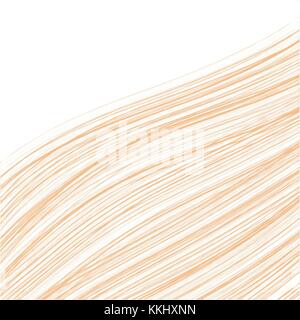 yellow watercolor wave lines background pattern, Stock Vector
