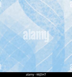 blue retro watercolor floral wallpaper pattern with curved strokes, vector illustration Stock Vector