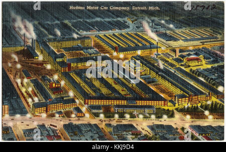 Hudson Motor Car Company, Detroit, Mich (78702) Stock Photo