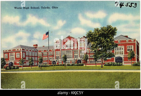 Waite High School is a public high school located in Toledo, Ohio. The school serves a diverse student body and is known for its educational programs, sports teams, and community involvement. It is an important institution in the Toledo area, contributing to local education and offering a variety of academic and extracurricular opportunities for students. Stock Photo