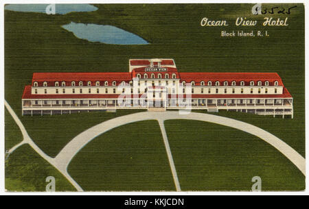 Ocean View Hotel, Block Island, R.I (83525) Stock Photo