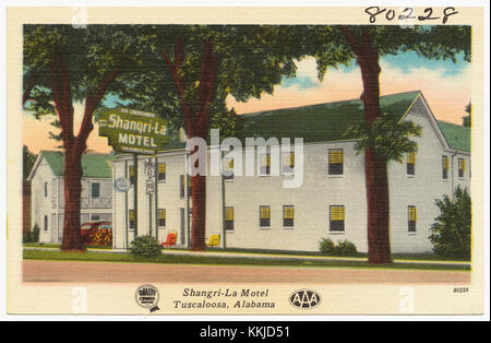 Shangri-La Motel, Tuscaloosa, Alabama (7187238813) Stock Photo