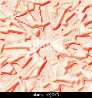 orange 3D pattern with embossed irregular star shaped areas, vector illustration Stock Vector