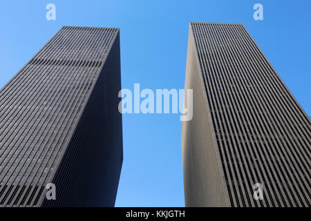 Manhattan, in Neew York State, USA shows city street scenes Stock Photo