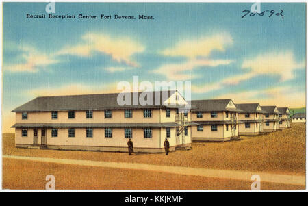 Recruit Reception Center, Fort Devens, Mass (70592) Stock Photo