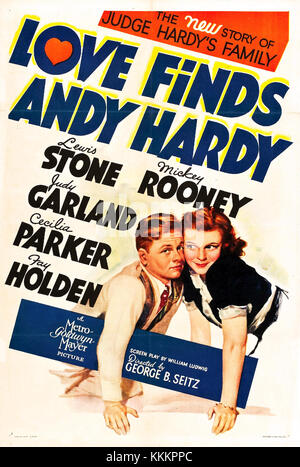 Love Finds Andy Hardy 1938 poster Stock Photo