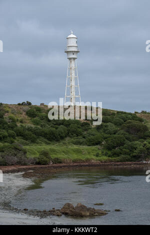 Currie Lighthouse, Currie, King Island, Tasmania, Australia Stock Photo