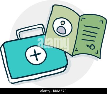 Medical service icon Stock Vector