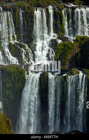 Iguazu Falls, Argentina, seen from Brazil side, South America Stock Photo