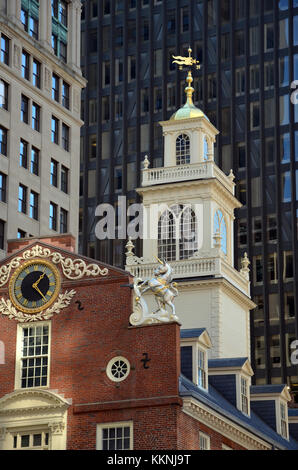 The Old State House Boston Massachusetts Stock Photo