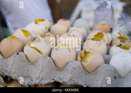 Bault Common street food in the Philippines known as Balut,a boiled ...