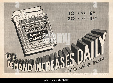 Capstan Cigarettes -  UK