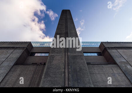 Low angle view of the Tate Modern building in London Stock Photo