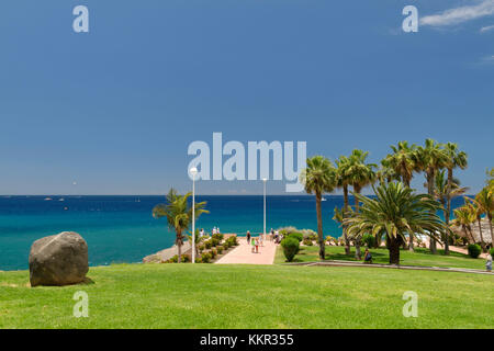 Seafront at the Costa Adeje, Tenerife, Canary Islands, Spain Stock Photo