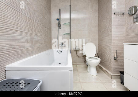 Modern bathroom interior Stock Photo