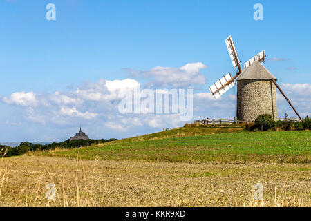 Mont Saint-Michel in Normandy, France Stock Photo