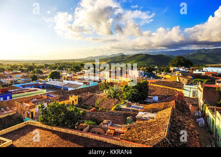 The view over Trinidad, Cuba. The city is a Unesco World Heritage site Stock Photo