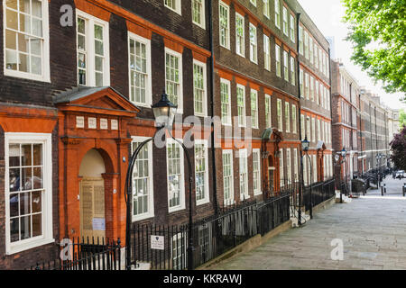 England, London, City of London, Inns of Court, Inner Temple, King's Bench Walk Stock Photo