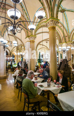 Austria, Vienna, Cafe Central, interior Stock Photo