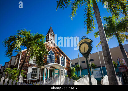 Netherlands, Sint Maarten, Philipsburg, Philipsburg Methodist Church, exterior Stock Photo