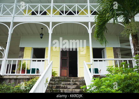 St. Kitts and Nevis, St. Kitts, Ottleys, Ottley's Plantation Inn, old sugar plantation now a hotel