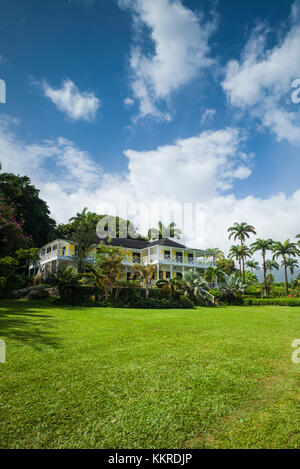 St. Kitts and Nevis, St. Kitts, Ottleys, Ottley's Plantation Inn, old sugar plantation now a hotel