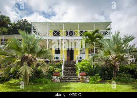 St. Kitts and Nevis, St. Kitts, Ottleys, Ottley's Plantation Inn, old sugar plantation now a hotel