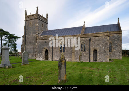 Priddy Somerset England St Laurence local parish village church dates ...