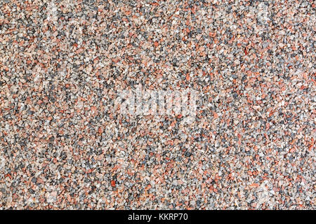 Horizontal gravel texture from quartz. Photo of quartz stones.  Stock Photo