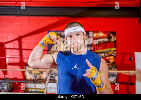 Muscular Athlete Standing Boxing Pose Looking Punching Bag Black Smoke  Stock Photo by ©EdZbarzhyvetsky 242598430