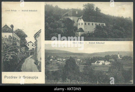 Postcard of Grosuplje 1913 Stock Photo