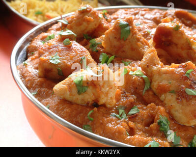 Traditional Indian curry meal Stock Photo