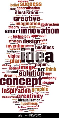 Hypothesis word cloud concept. Vector illustration Stock Vector Image ...